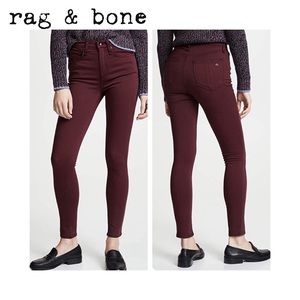 Rag & Bone High Rise Ankle Skinny